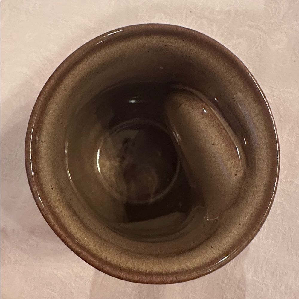 Handcrafted Green and Blue Ceramic Handwarmer Mug - Picture 5 of 9